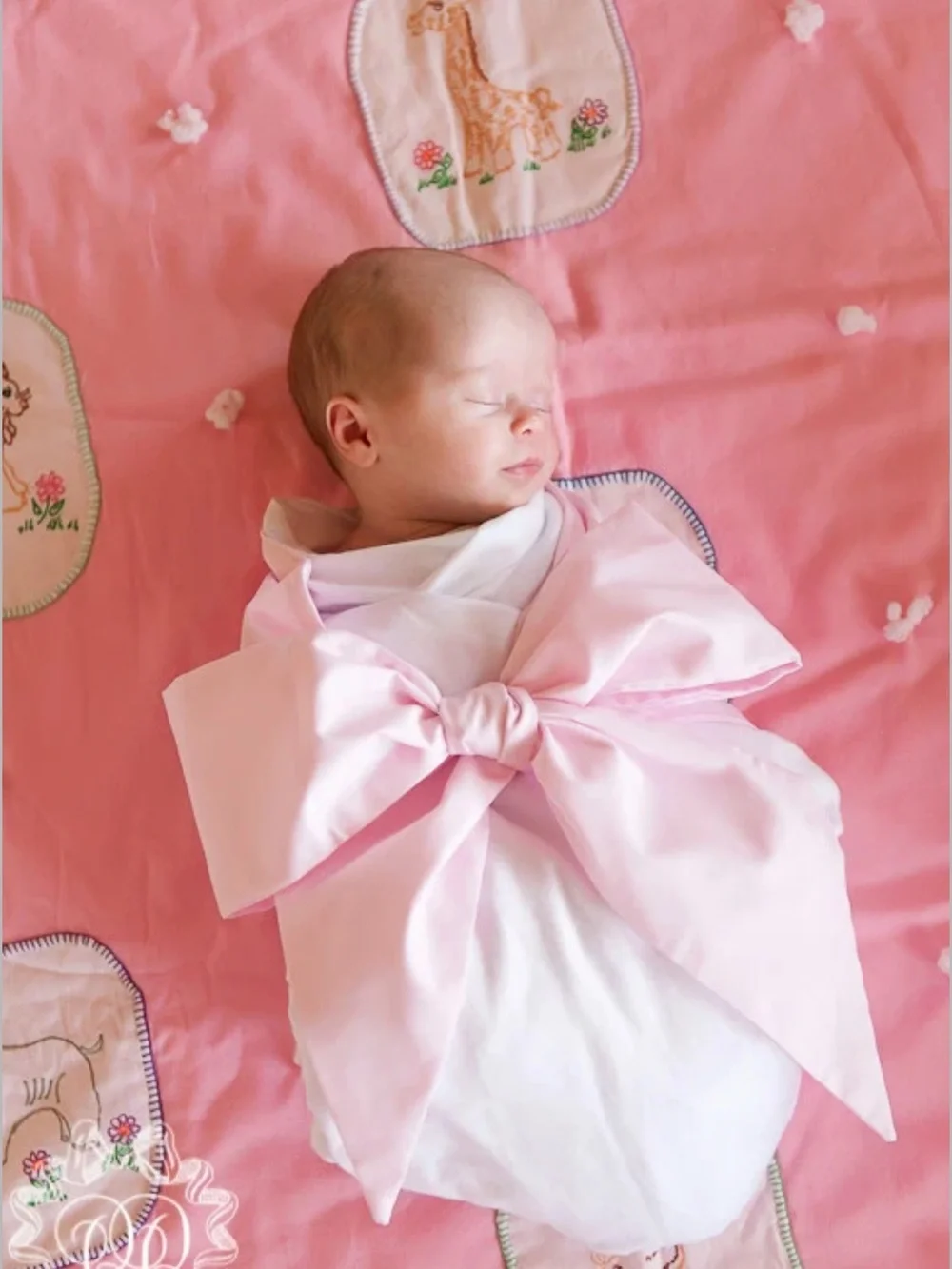 The Beaufort Bonnet Bow Swaddle